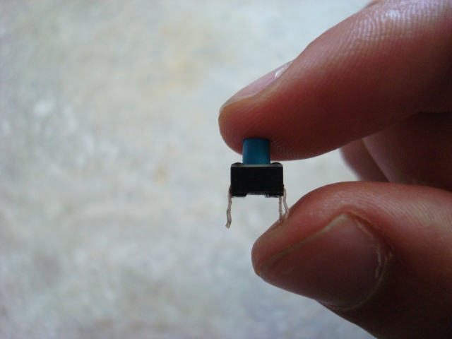A picture of the bent button.