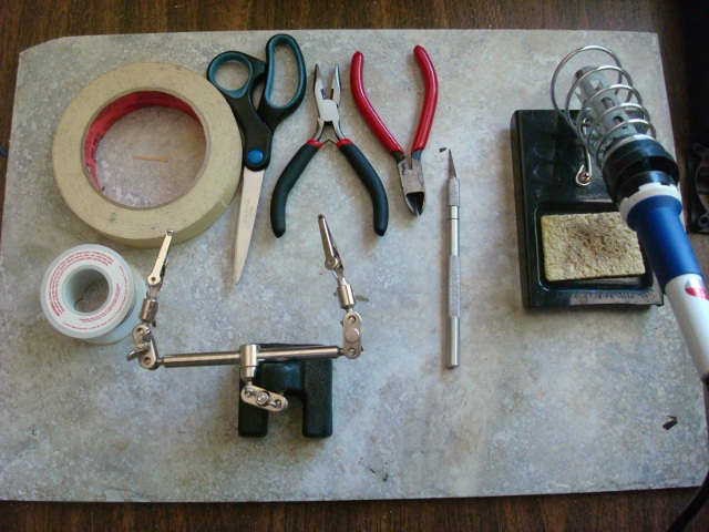 A picture of all of the tools you will need.