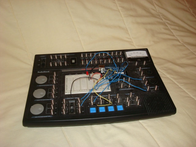 A picture of the breadboarded version.